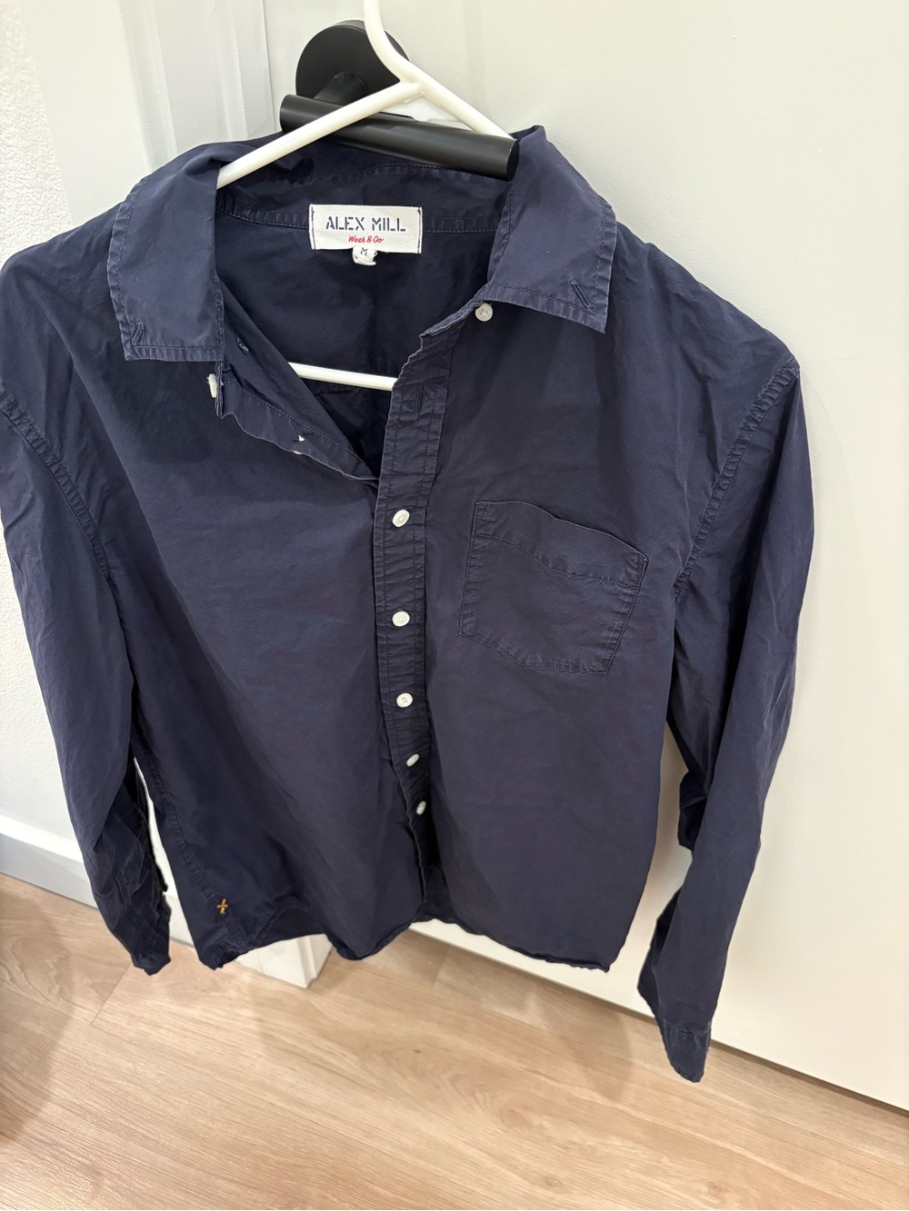 Alex Mill Shirt In Cotton Poplin *Read* - Picture 2 of 11